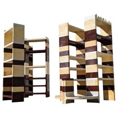 Modular Bookcases by Vardani Design, 1970s Space Age Etagere Room Divider, MCM