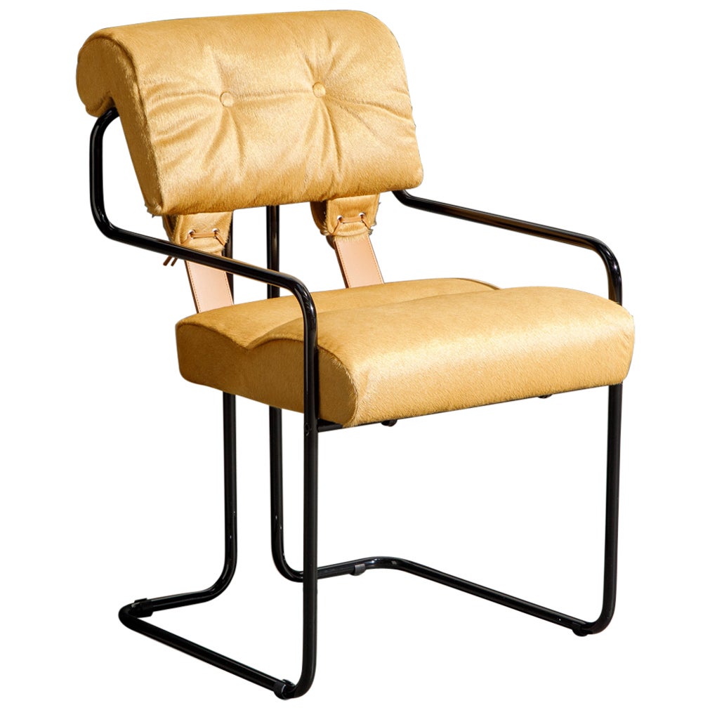 Cowhide Leather Tucroma Armchair by Guido Faleschini for Mariani, New For Sale
