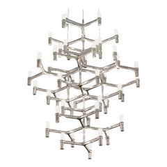 Araña 'Crown Summa' de Markus Jehs & Jürgen Laub en aluminio pulido para Nemo