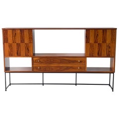 Vintage Striking Mid-Century Display Cabinet from Stanley's Linear Precision Group