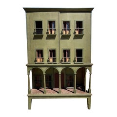 Antique Green Doll House