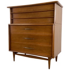 Mid-Century "Foreteller" Highboy Dresser by Kent Coffey