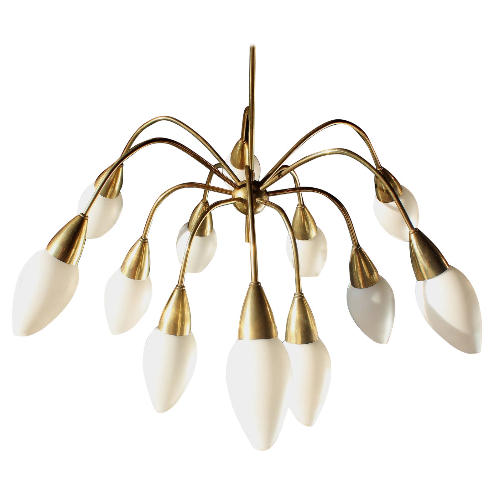 Milano Organic Spider Chandelier, 1950s For Sale