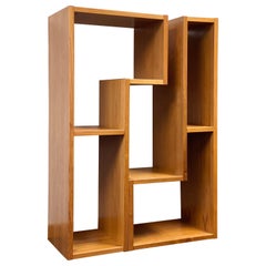 1960s Danish Modern Expandable Teak Bookcase, 2 Pieces