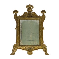 19th Century Gilded Mirror from Rome