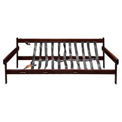 1960s Percival Lafer Large Sofa Frame Jacaranda Rosewood Brazil