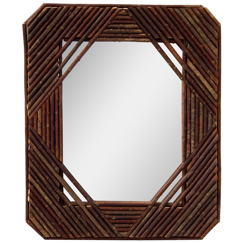 Handmade Twigwork Mirror