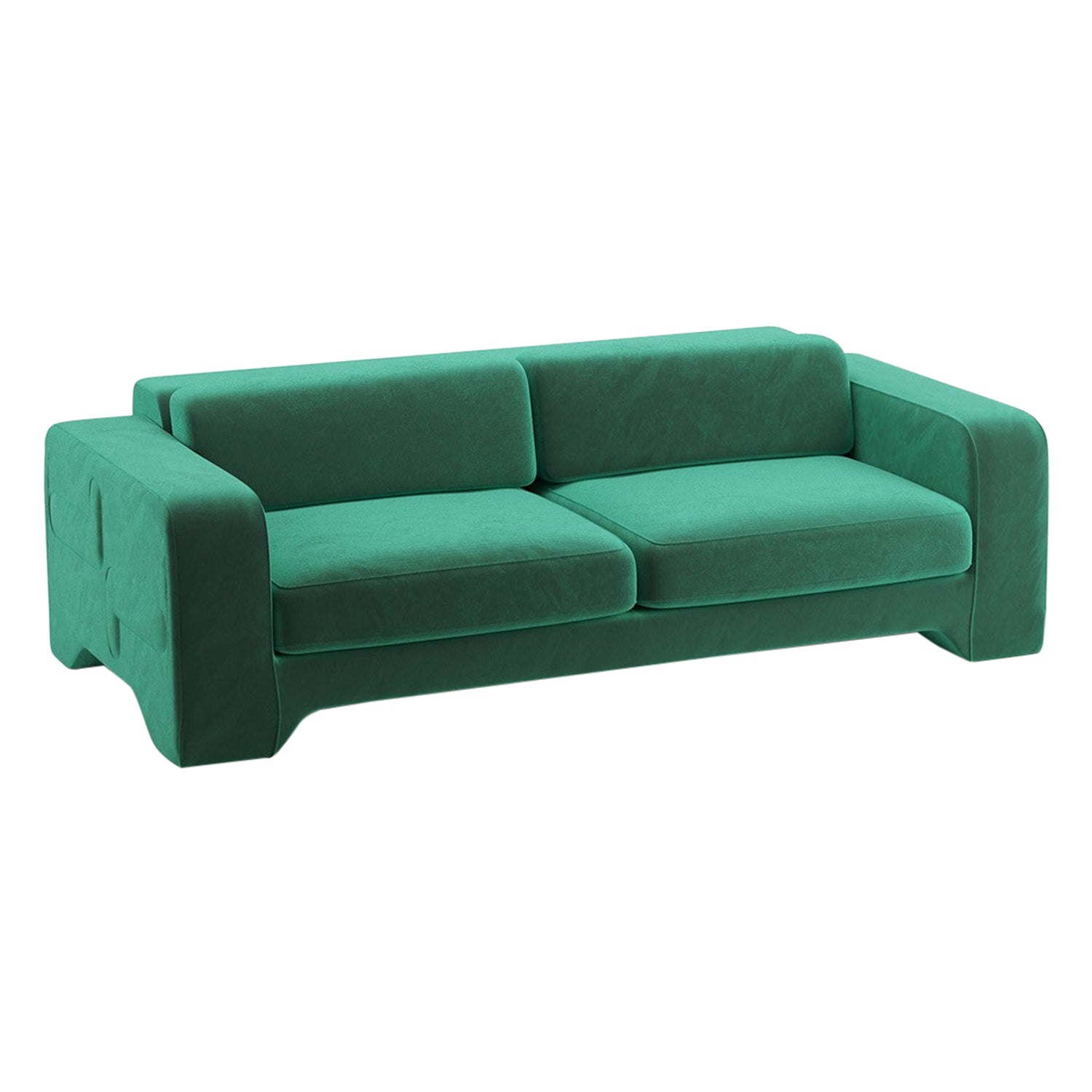 Popus Editions Giovanna 2.5 Seater Sofa in Green '771727' Como Velvet  Upholstery For Sale at 1stDibs
