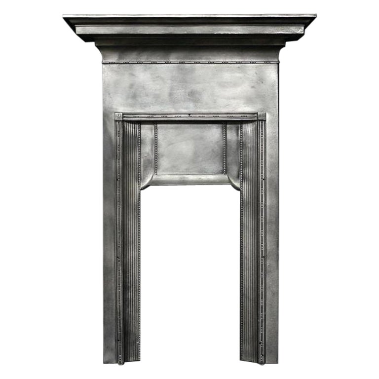 Petite Cast Iron Fireplace For Sale