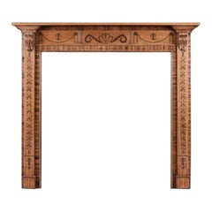 Antique A Small Scale Timber Fireplace in the Regency Style