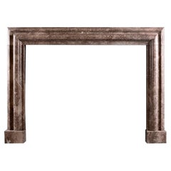 Antique An English Marble Bolection Fireplace