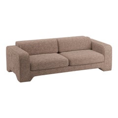 Popus Editions Giovanna 2.5 Seater Sofa in Mole Antwerp Linen Upholstery