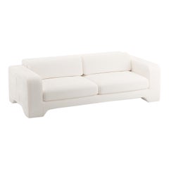 Canapé Giovanna 2,5 Seater de Popus Editions en tissu de lin liège ouvragé