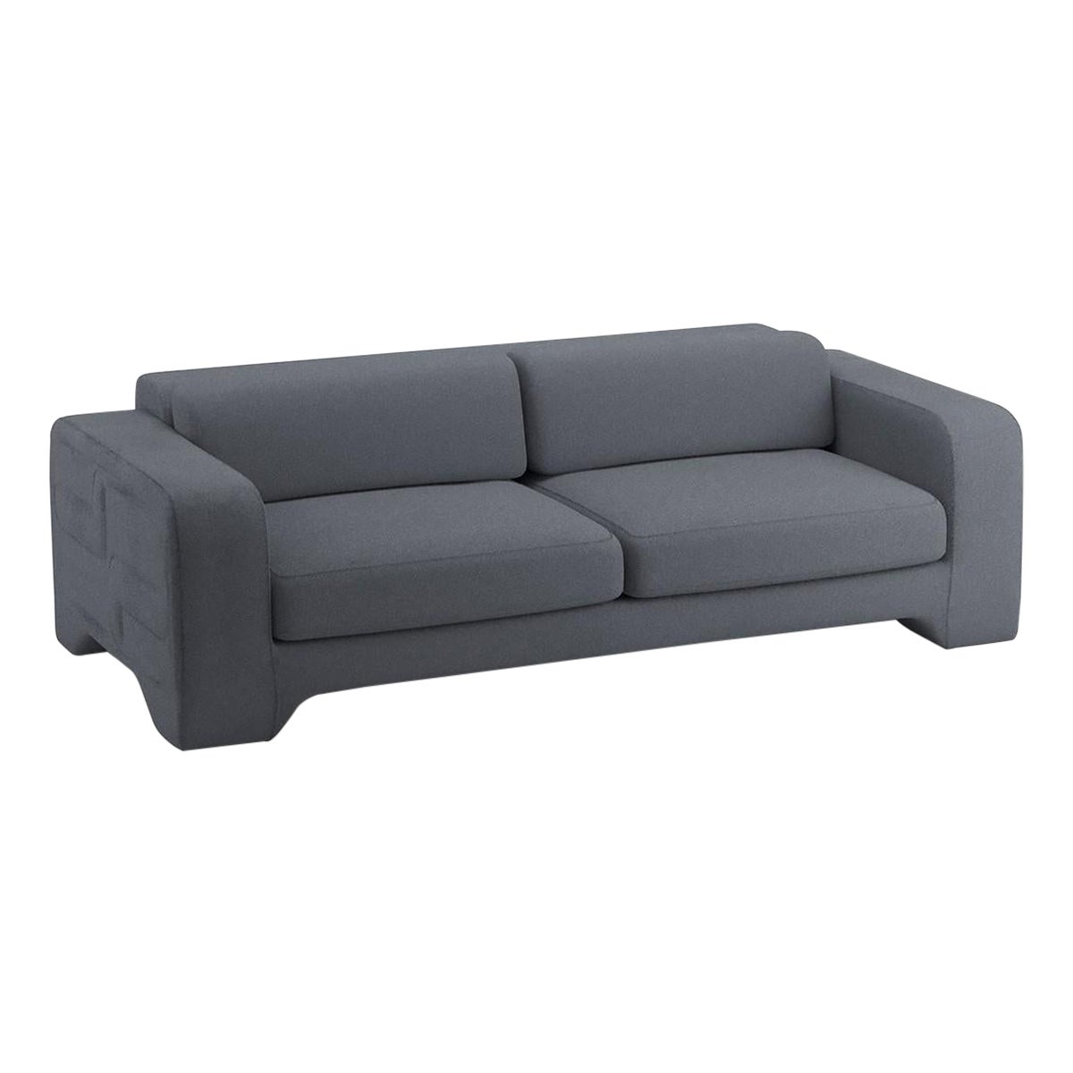 Popus Editions Giovanna 2.5 Seater Sofa in Jade Cork Linen Upholstery For Sale