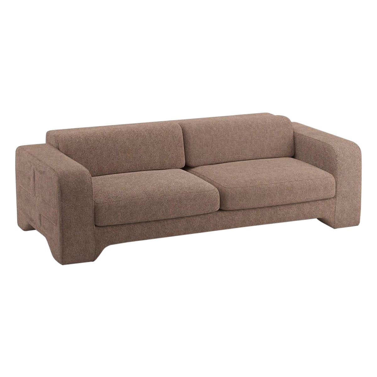 Popus Editions Giovanna 2.5 Seater Sofa in Brown Malmoe Terry Upholstery