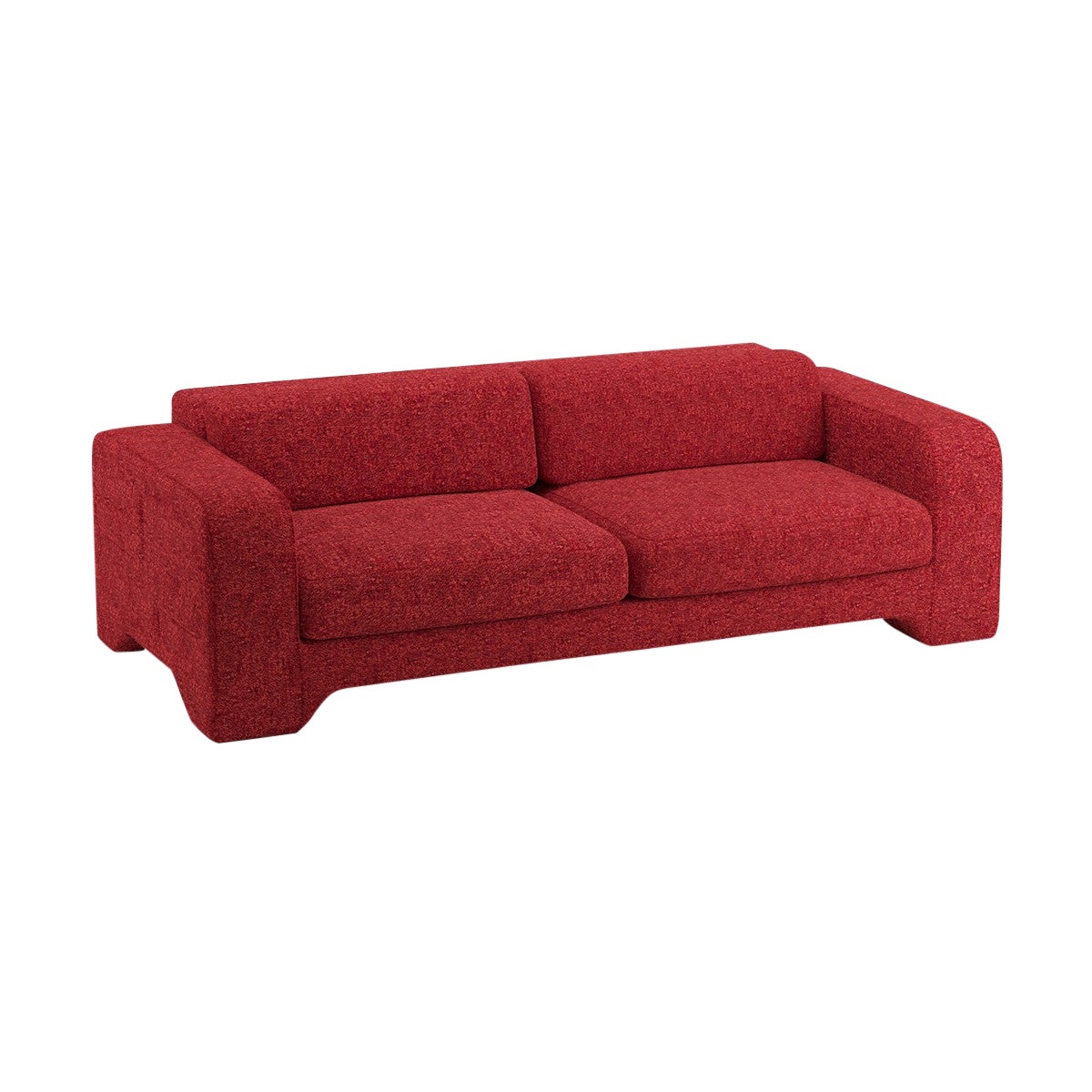 Popus Editions Giovanna 2.5 Seater Sofa in Terracotta Venice Chenille Velvet For Sale
