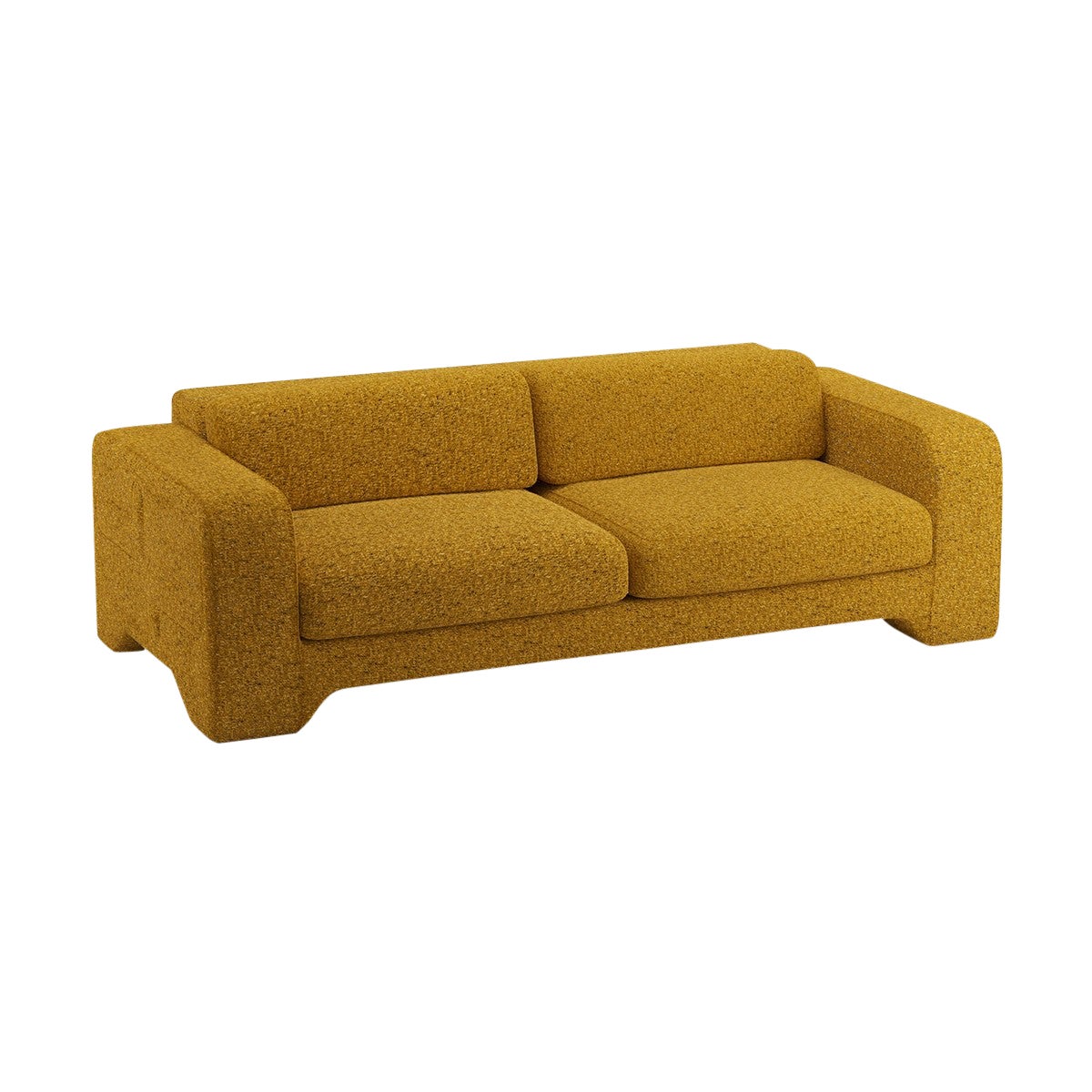 Popus Editions Giovanna 2.5 Seater Sofa in Amber Venice Chenille Velvet Fabric For Sale