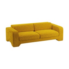 Popus Editions Giovanna 2.5 Seater Sofa in Amber Athena Loop Yarn Fabric