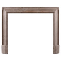 Antique A Bolection Fireplace in a Derbyshire Fossil Stone