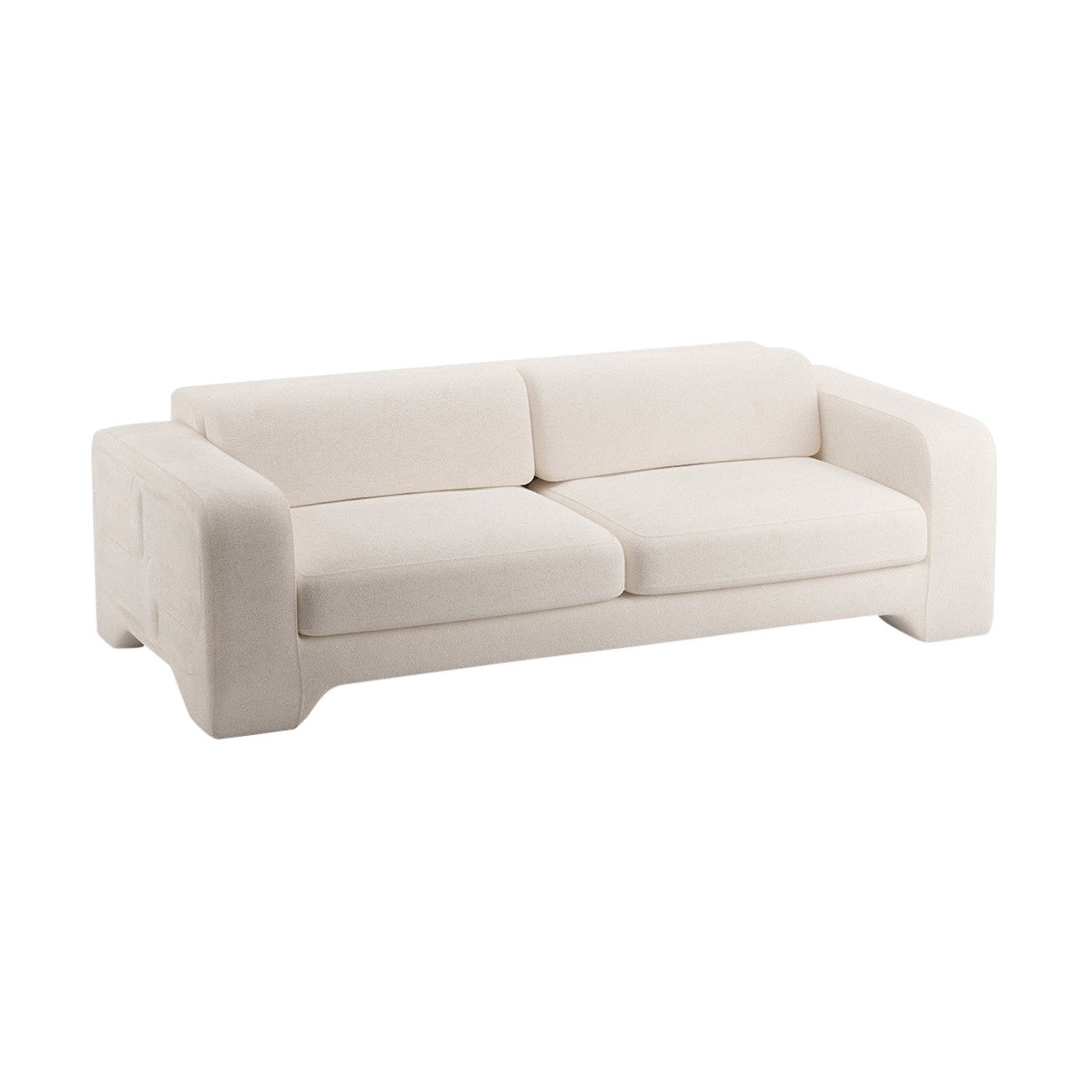 Popus Editions Giovanna 2.5 Seater Sofa in Macadamia London Linen Fabric For Sale