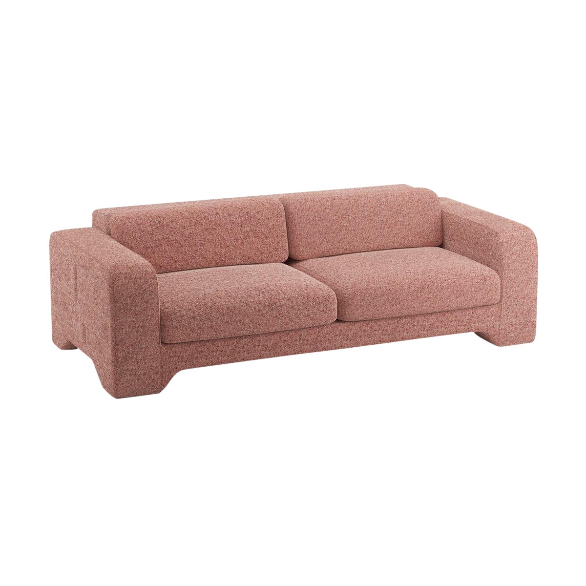 Popus Editions Giovanna 2.5 Seater Sofa in Sangria London Linen Fabric For Sale