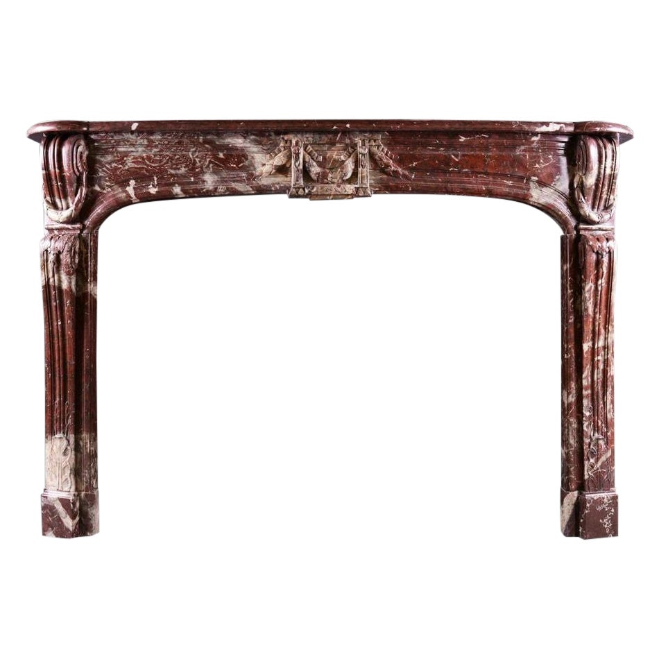 Period French Marble Fireplace For Sale