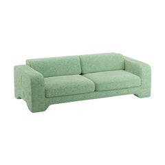 Popus Editions Giovanna 2.5 Seater Sofa in Emerald London Linen Fabric