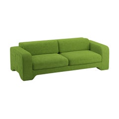 Popus Editions Giovanna 2.5 Seater Sofa in Grass Megeve Fabric with Knit Effect