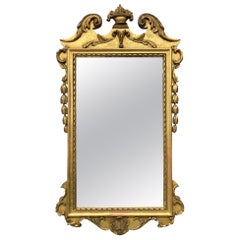 Irish Regency Period Gilt Wood Mirror