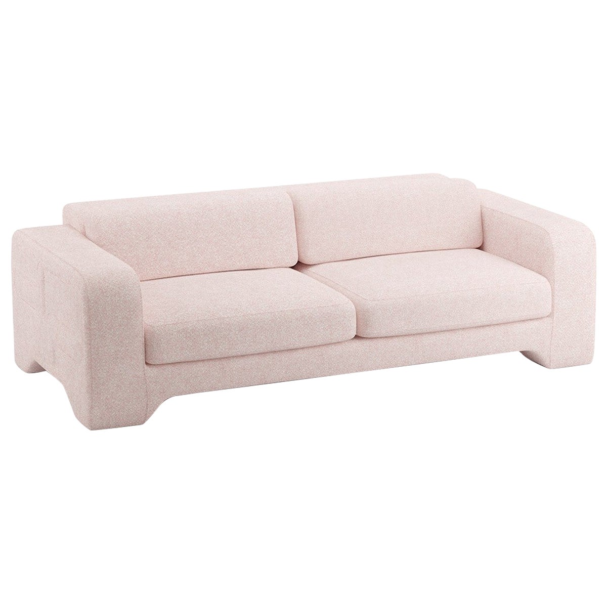 Popus Editions Giovanna 2.5 Seater Sofa in Powder Zanzi Linen Fabric For Sale