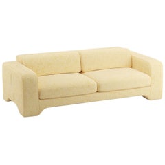 Popus Editions Giovanna 2.5 Seater Sofa in Straw Zanzi Linen Fabric