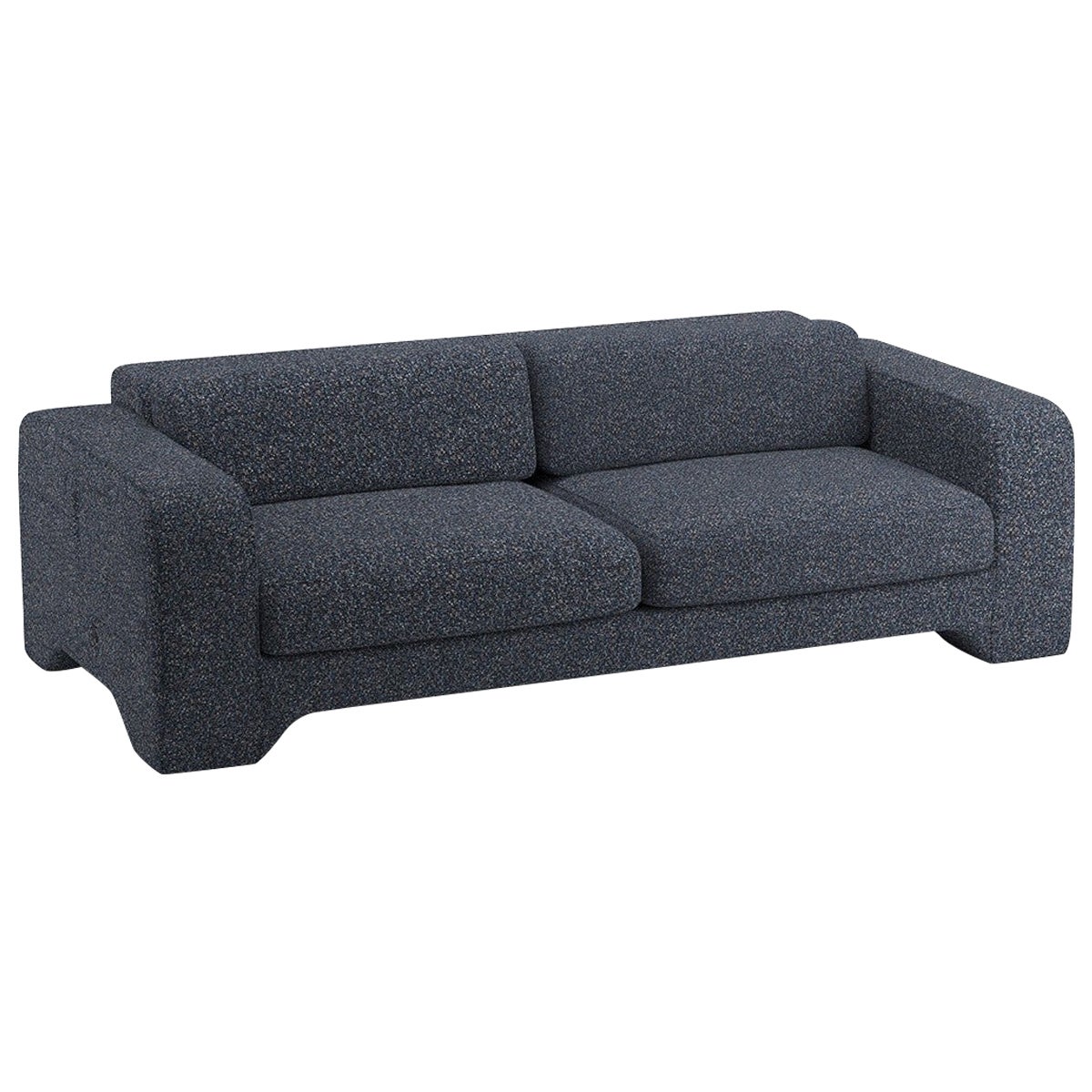 Popus Editions Giovanna 2.5 Seater Sofa in Thunderstorm Zanzi Linen Fabric For Sale