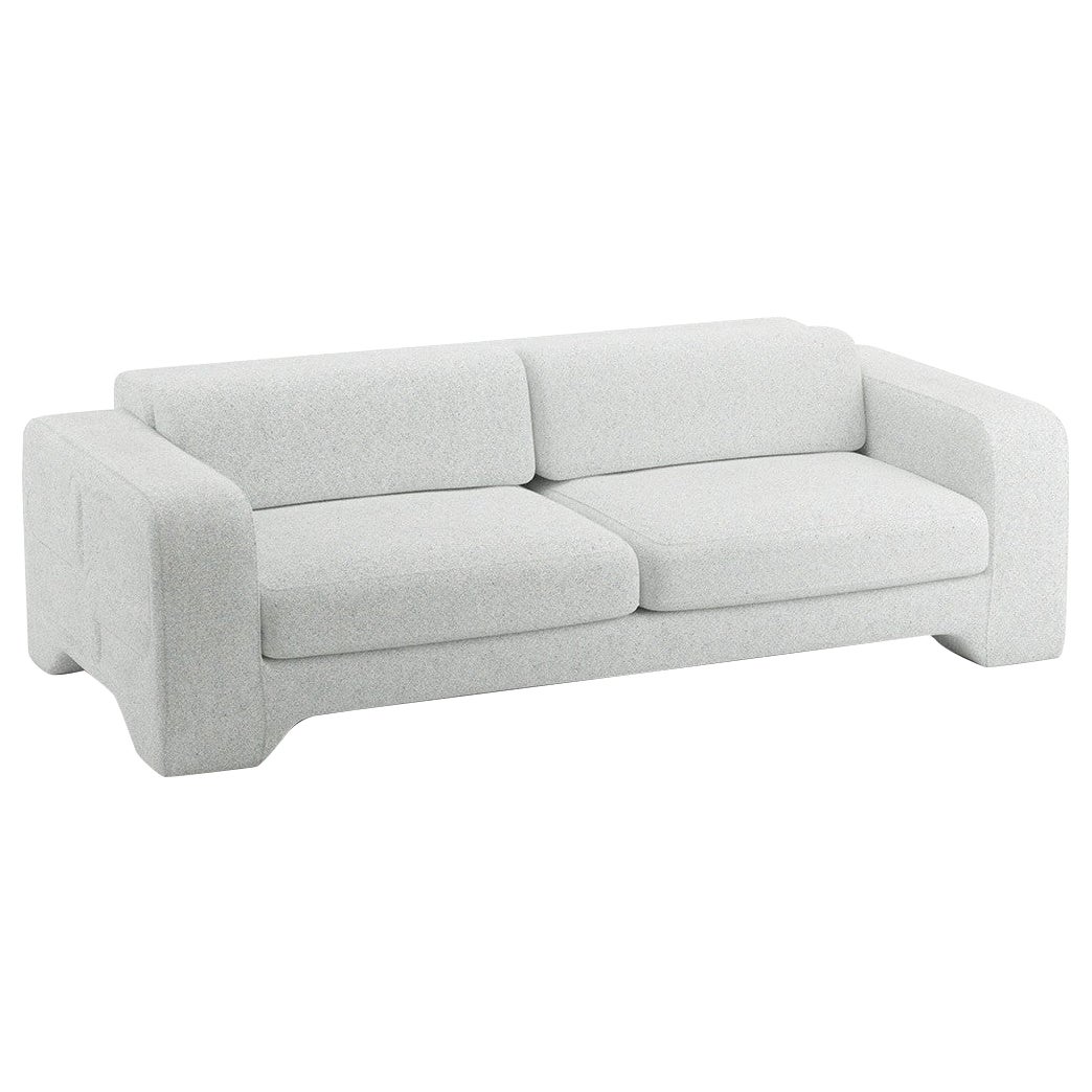 Popus Editions Giovanna 2.5 Seater Sofa in Cloud Zanzi Linen Fabric For Sale