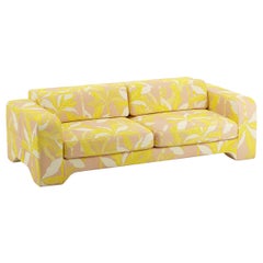 Popus Editions Giovanna 2.5 Seater Sofa in Pink Miami Jacquard Fabric