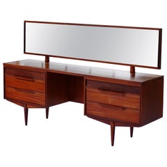 Mid Century Dressing Table & Stool by Arthur Edwards - English C1960