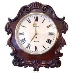 Large Antique Railway Station Clock
