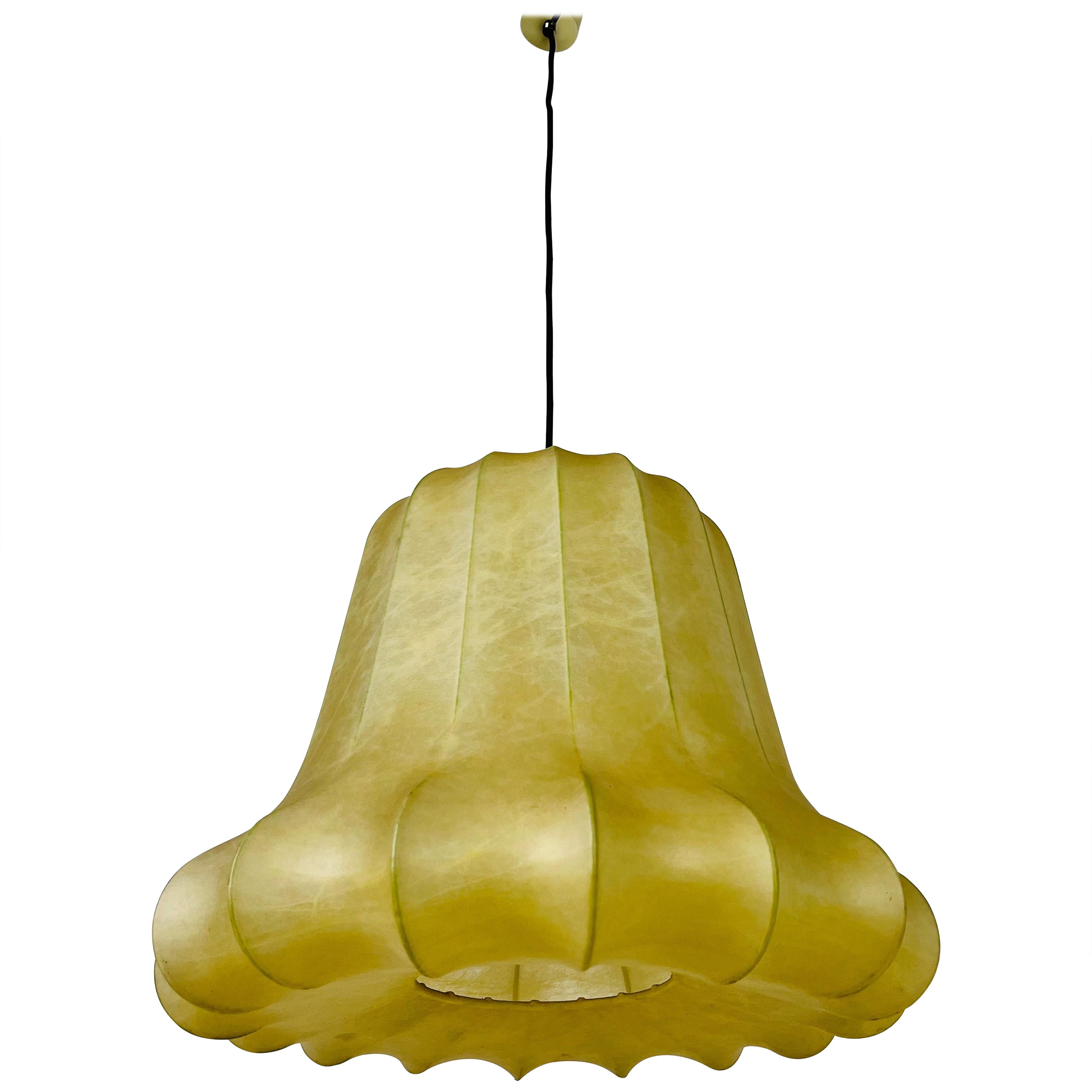 Mid-Century Modern Cocoon Pendant Light, 1960s, Italy