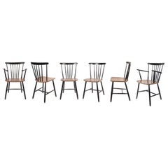 Used Set of 6 Fanett Dining Chairs by Ilmari Tapiovaara, 1949