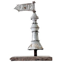 "1915" Hungarian Zinc Roof Finial