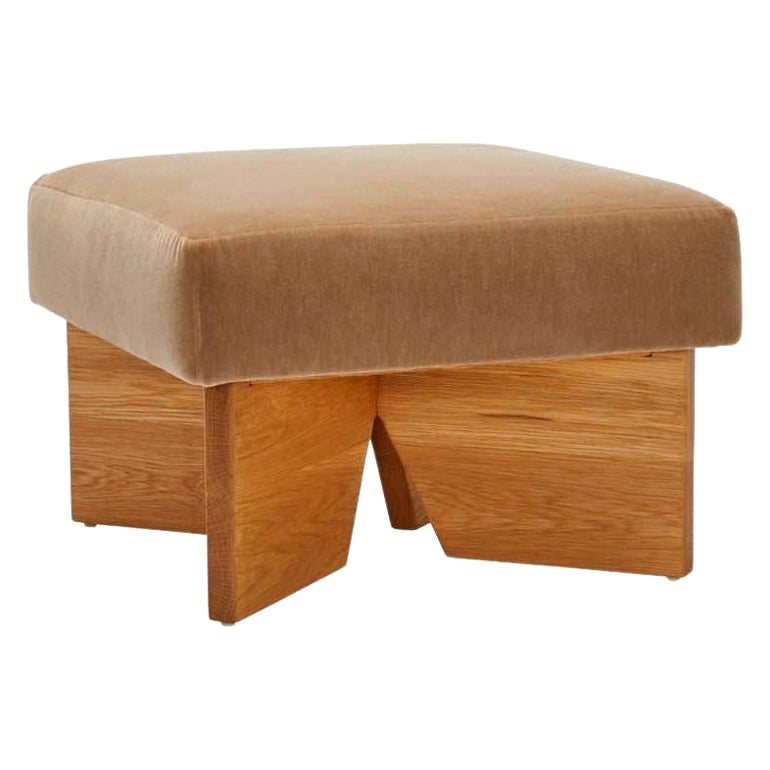 Large Cowhide Pouf or Ottoman at 1stDibs