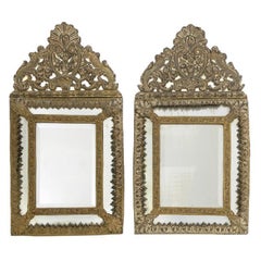 Pair of Antique Flemish Mirrors, Europe 19th Century