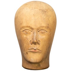 1910-1930 German Carved Milliner’s Head