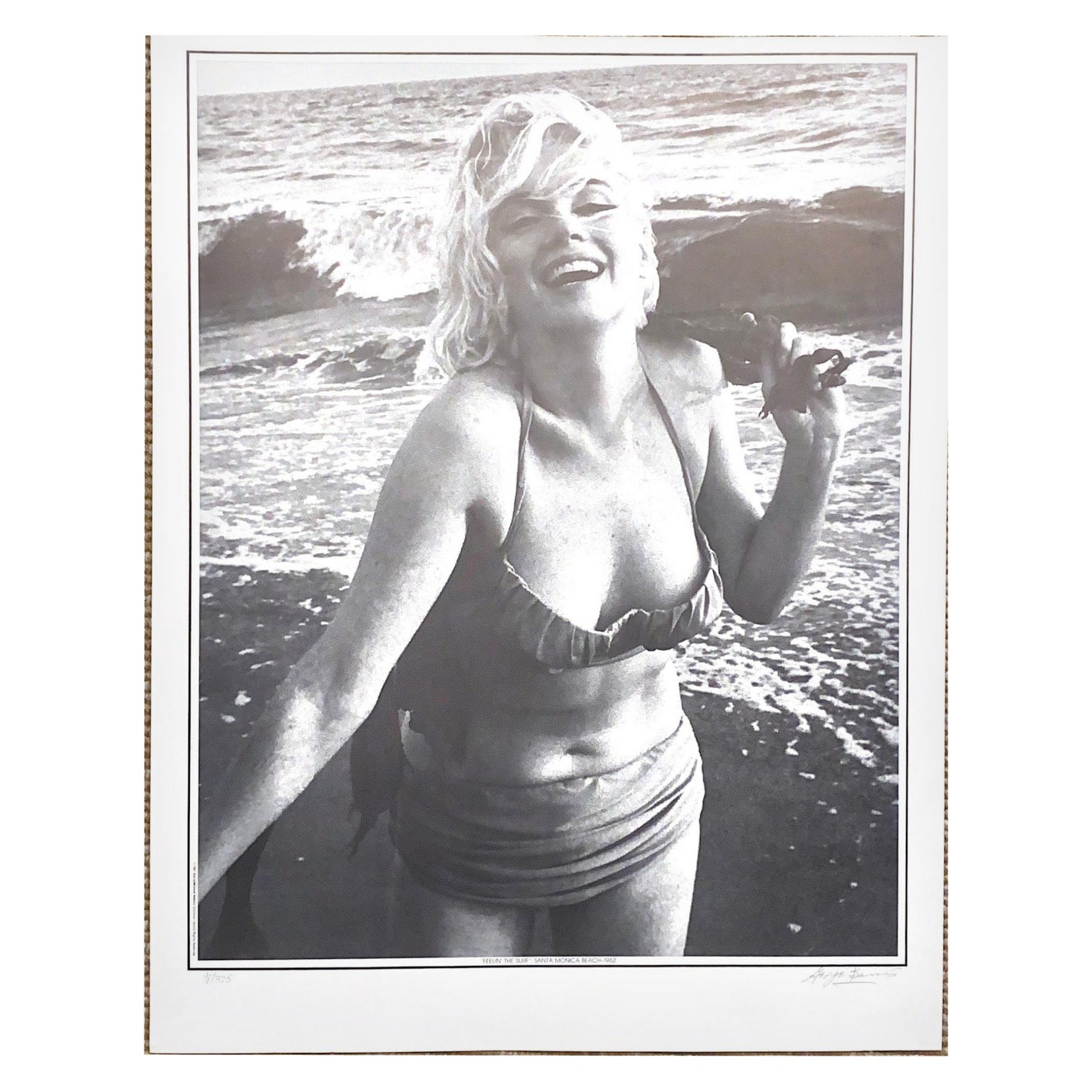 Feelin the Surf, Santa Monica Beach, 1962 by George Barris For Sale