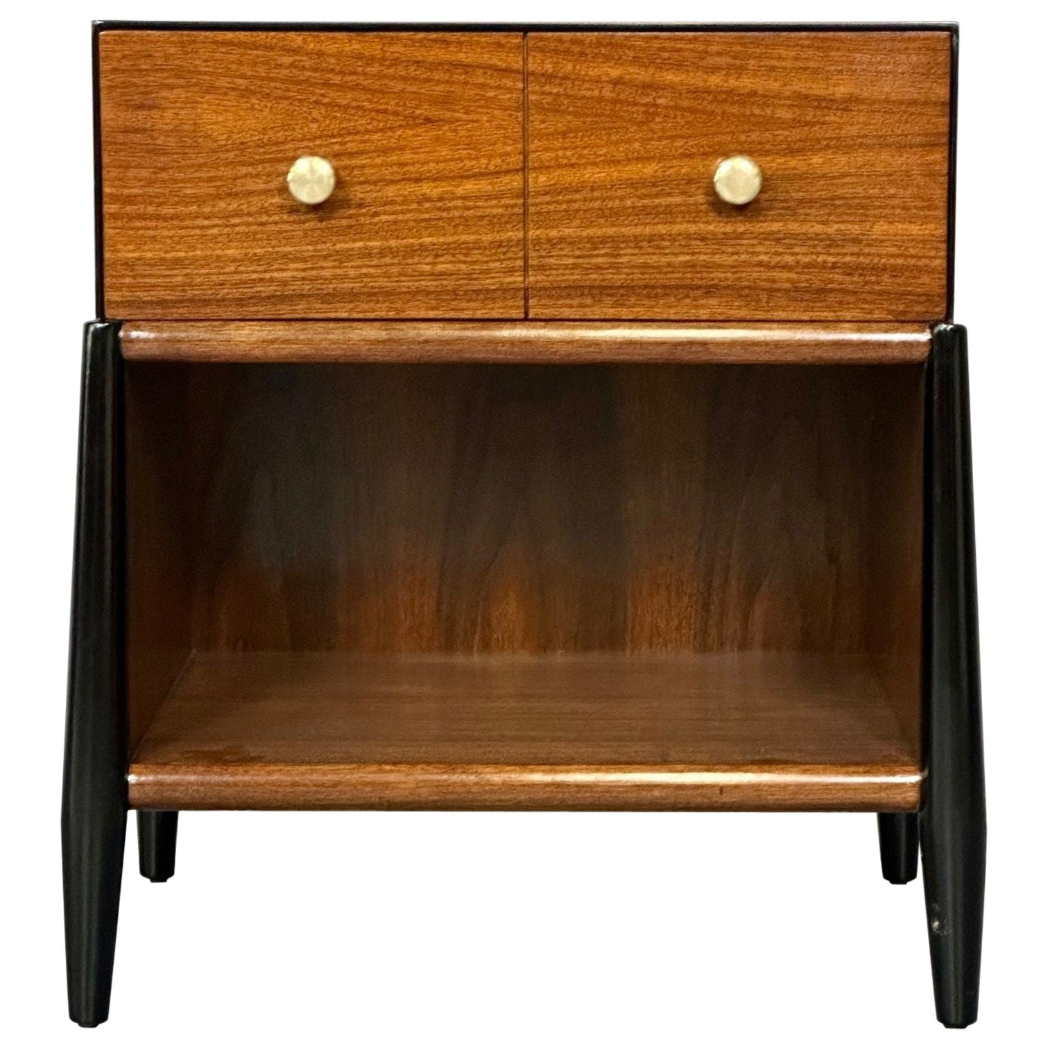 Mid-Century Modern Nightstand, End Table, West Michigan Furniture Co Frank Metz