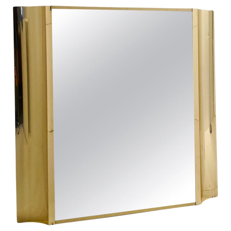 Vintage Gold Wall Mirror in Regency Style, Italy 1970s For Sale at 1stDibs