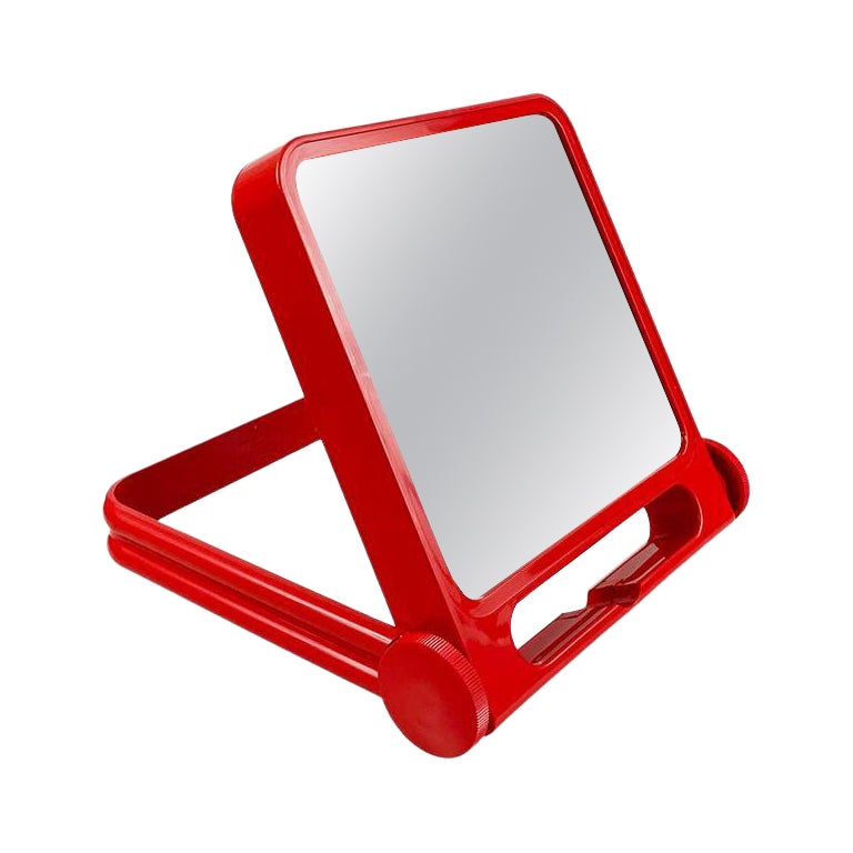 Table Mirror Design by Roberto Maderna for Gedy, 1970's For Sale at 1stDibs