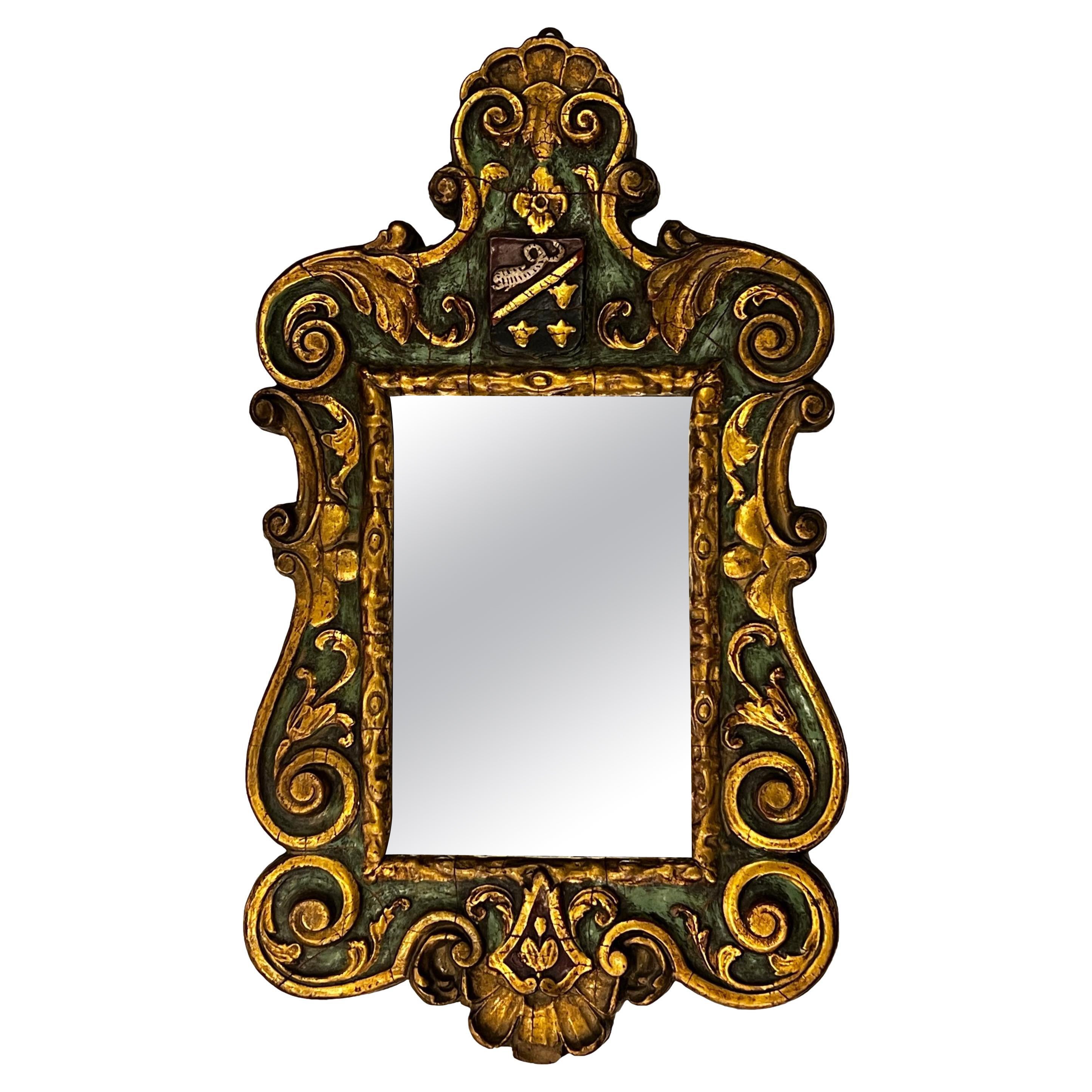 Antique French Gilt Wood Mirror