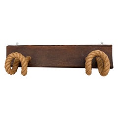 Mid-Century Rope Coat Rack by Adrien Audoux & Frida Minet