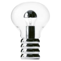 Lampe de bureau Bulb en cristal de Murano soufflé à la main et chromé pour Ingo Maurer