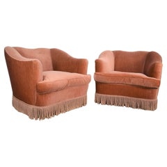 Pair of Italian armchairs by Gio Ponti (attributed) for Casa e Giardino, 1940s